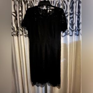 Elle Black Lace Dress size 10